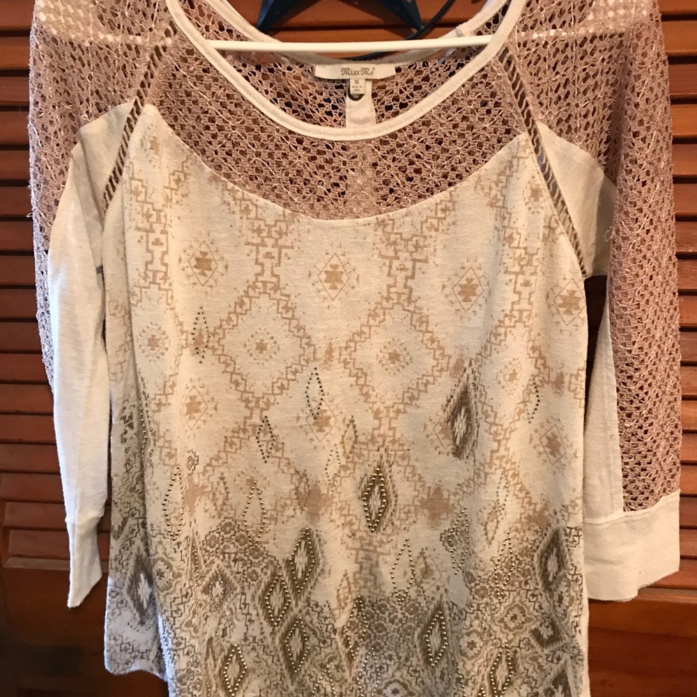 Miss Me ladies top size medium